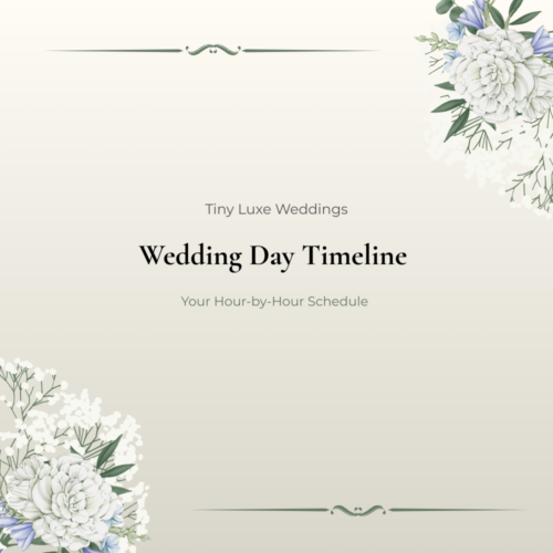 Wedding Day Timeline Wedding Day Timeline PDF
