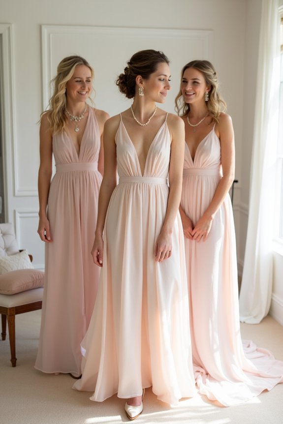 accessories enhance wedding dress