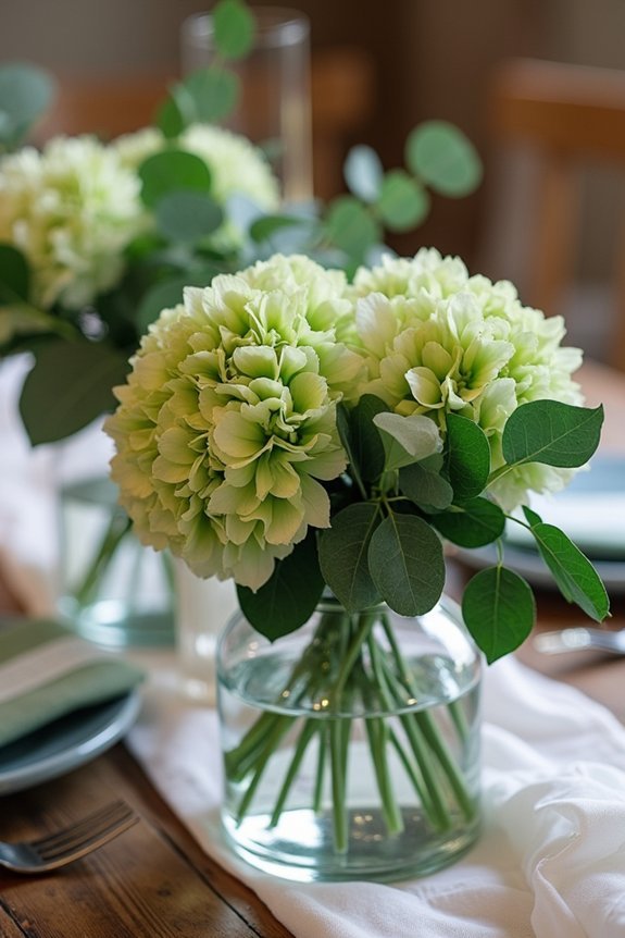 affordable elegant emerald arrangements