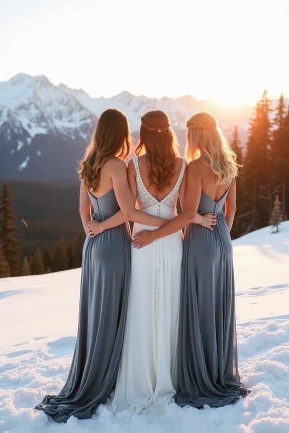 affordable luxury bridesmaid attire