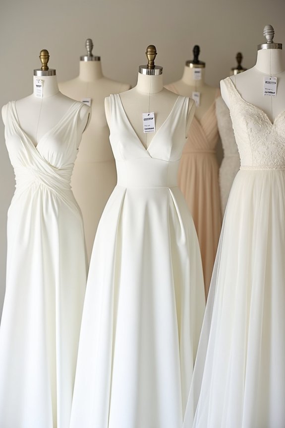 affordable white bridesmaid dresses