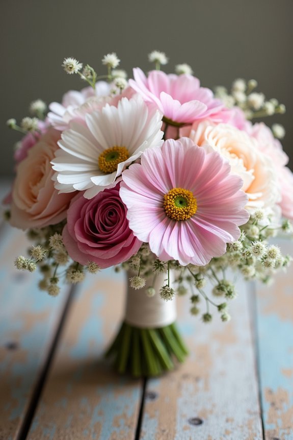 airy framework for bouquets