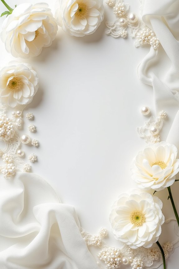 all white wedding elegance achieved