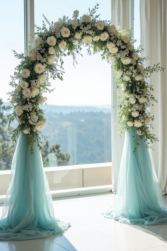arch sizing for ceremonies