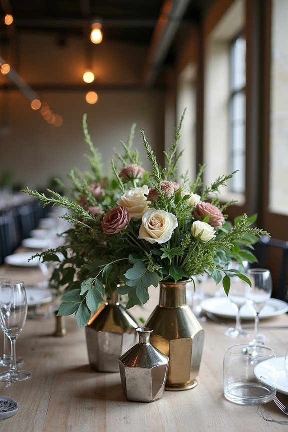 architectural organic centerpiece designs