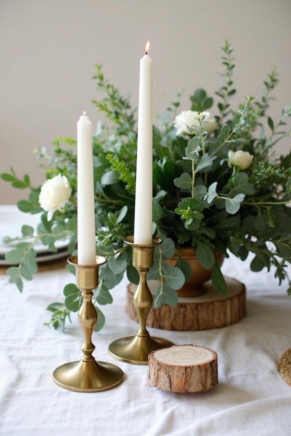 assemble your floral centerpieces