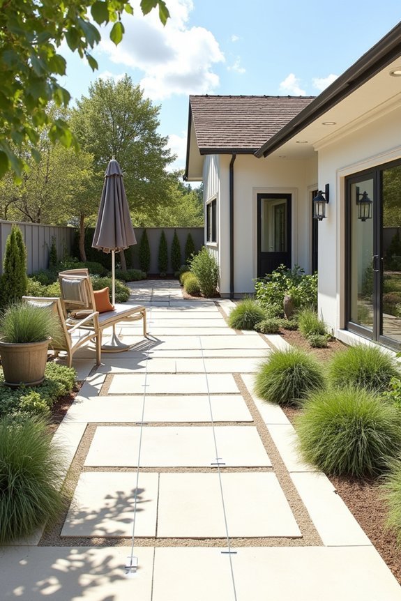 assessing backyard event layout