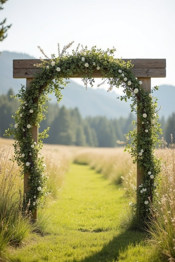 authentic rustic wood frames