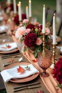 autumn inspired wedding decorations