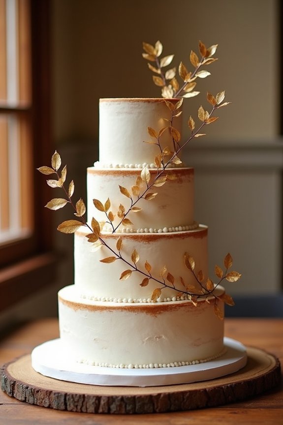 autumnal elegance with gold