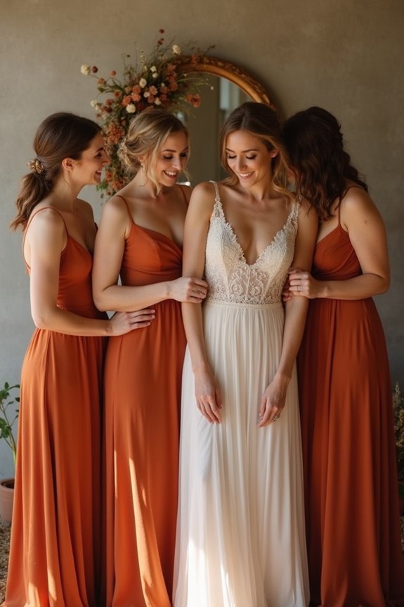 autumnal hues for weddings
