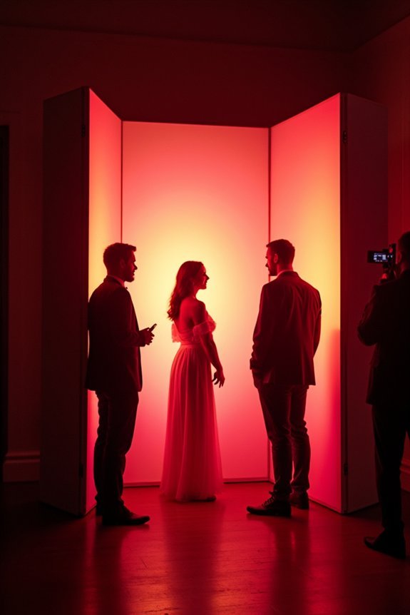 backlighting enhances photo dimension