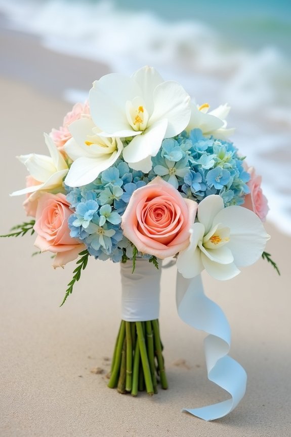 beach wedding bouquet inspiration