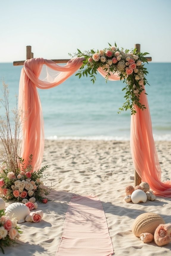 beach wedding color guidance