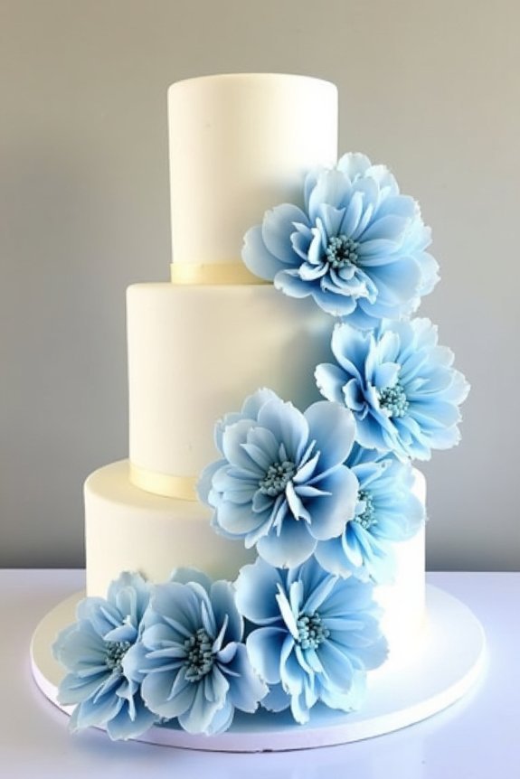 beautiful hydrangea cake decorations