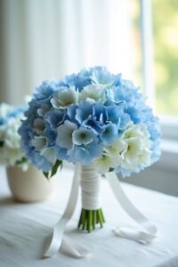 beautiful hydrangea wedding bouquets