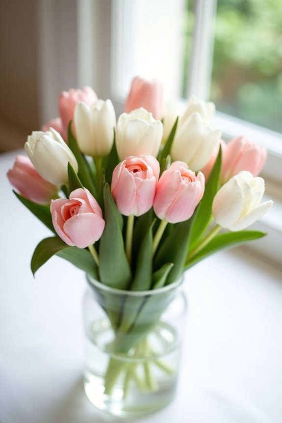 blush and white elegance