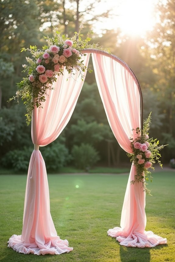 blush arch design options