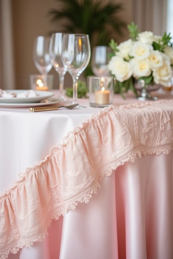 blush linen texture combinations
