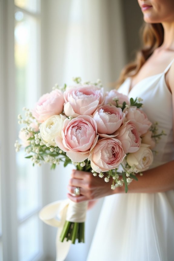 blush peonies for weddings