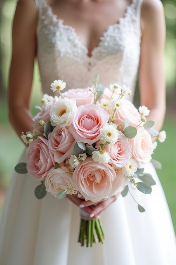 blush pink floral selection