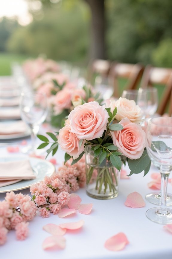 blush pink wedding cohesion