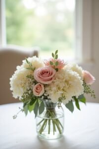 blush pink wedding decor