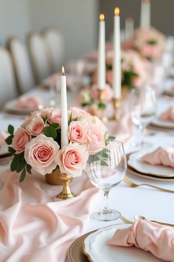 blush pink wedding decorations ideas