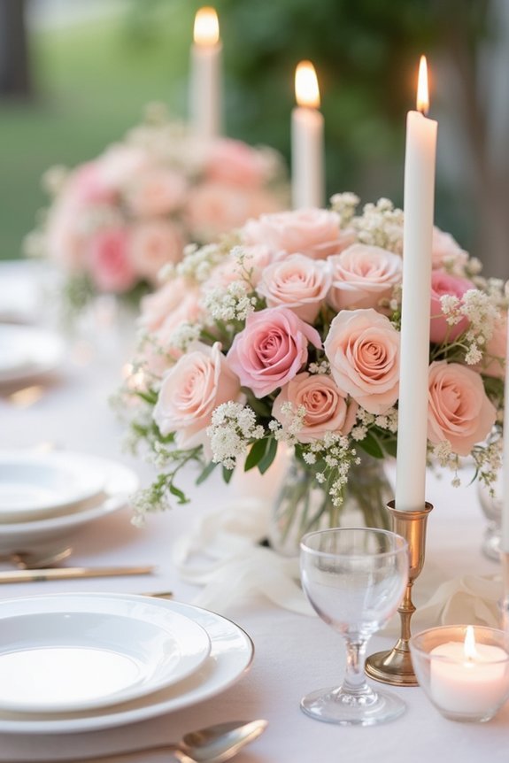 blush pink wedding elegance