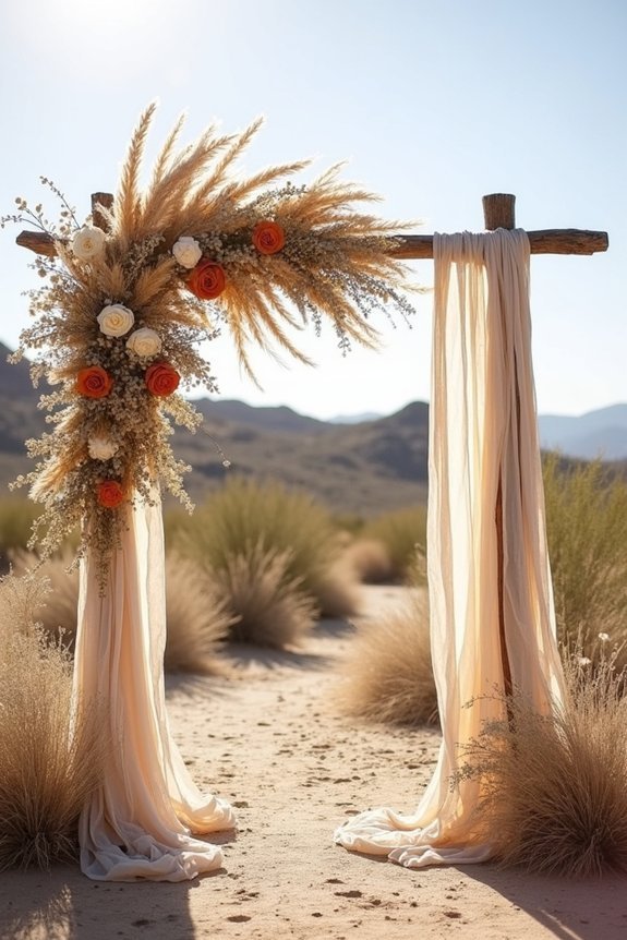 bohemian arch organic elegance