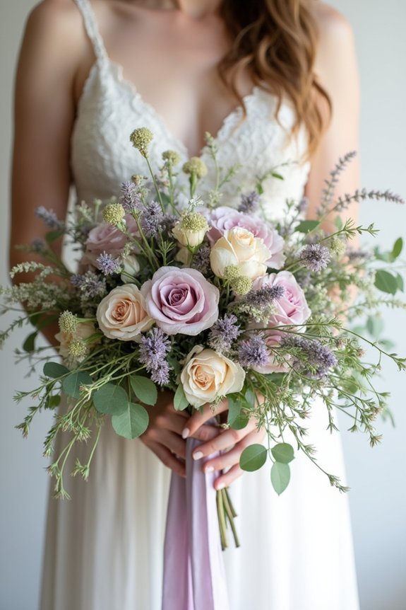 bohemian wedding bouquet inspiration