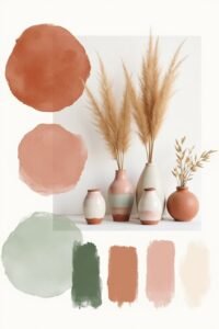 bohemian wedding color inspiration