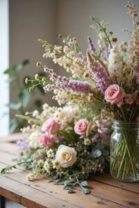 bohemian wedding flower ideas