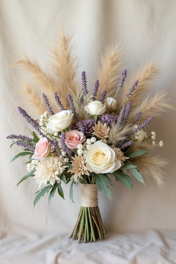 boho bouquet natural elegance