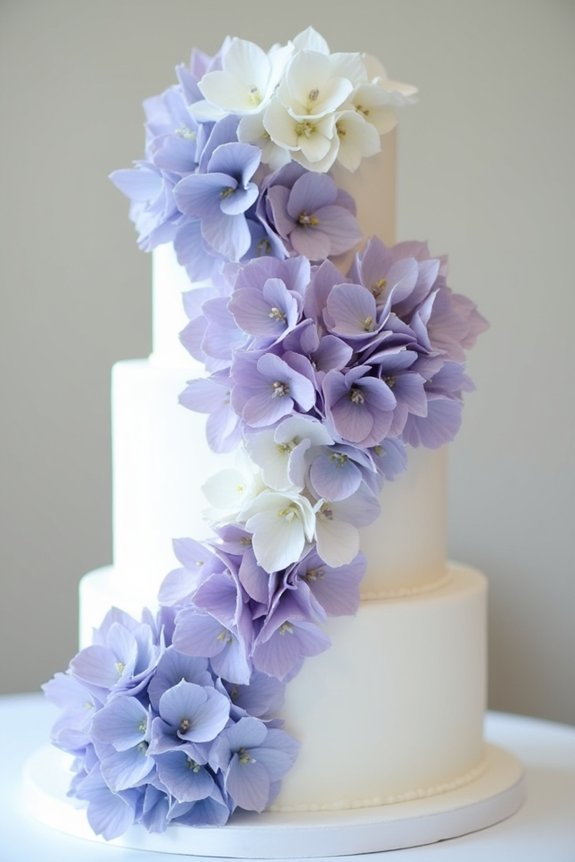 bold floral cake decorations