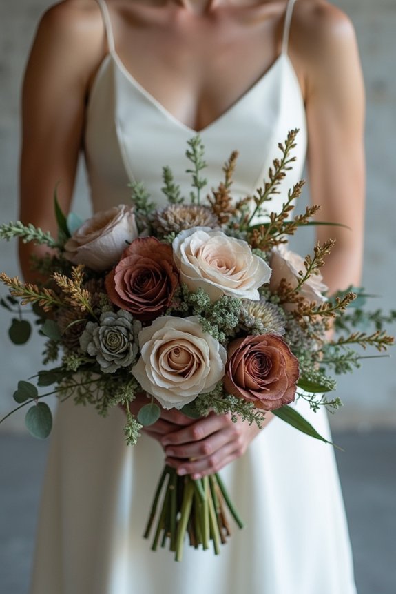 bold industrial floral aesthetics
