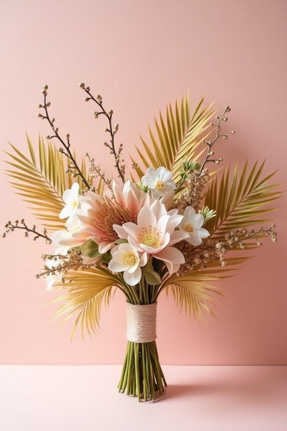 bold tropical floral elegance