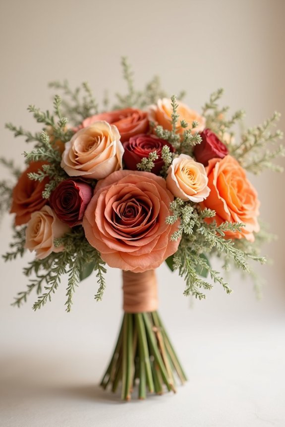 bouquet size and shape