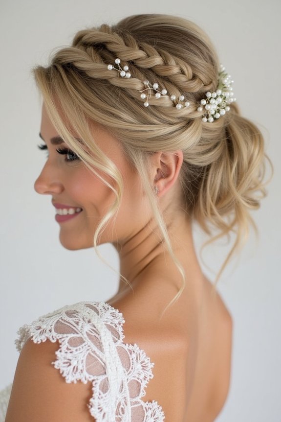 braided updos for weddings