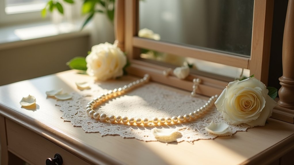 bridal pearl jewelry sets
