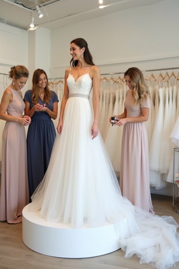 bridesmaid dress fittings management