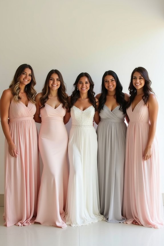 bridesmaid dress style options