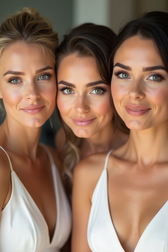 bridesmaid makeup inspiration ideas