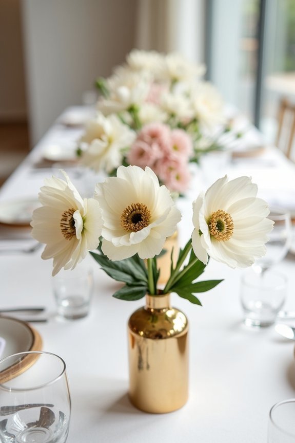 budget friendly elegant centerpieces