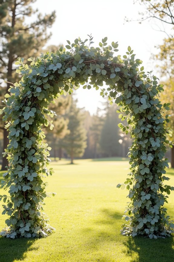 budget friendly eucalyptus decor