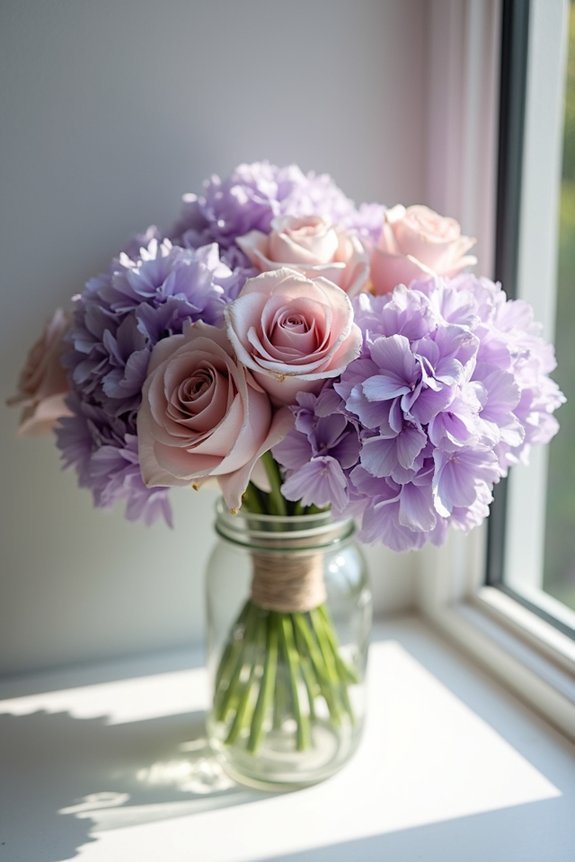 budget friendly mauve flower sourcing