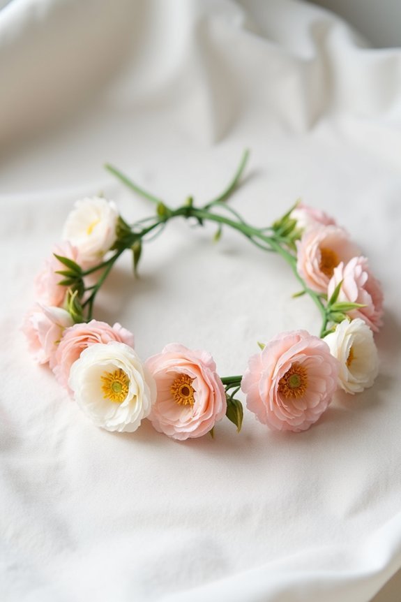 budget friendly ranunculus crown ideas
