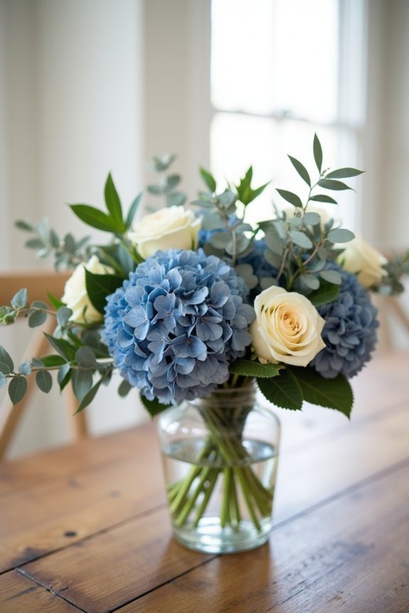 budget friendly slate blue wedding