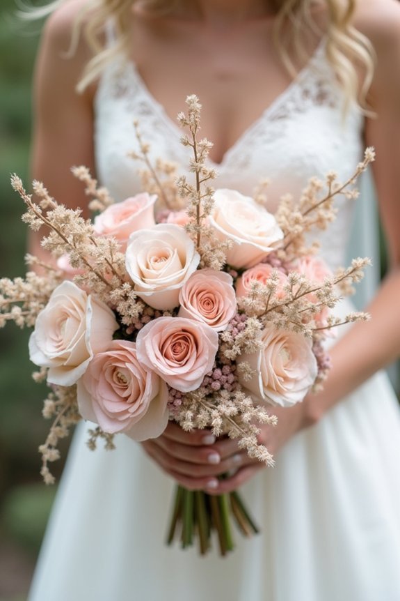 budget friendly textured florals