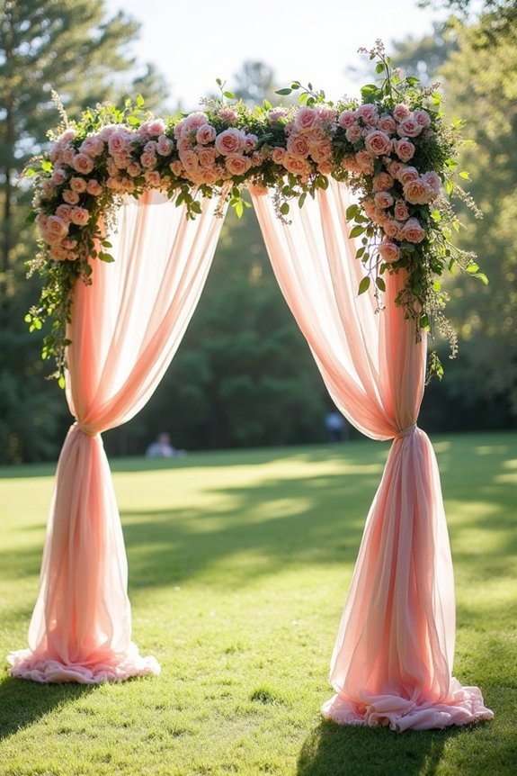 budget friendly wedding arch techniques